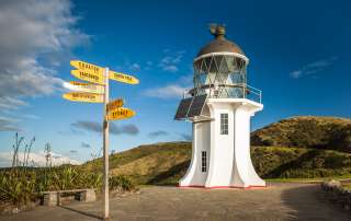 Image of Cape Reinga Lighthouse, north edge of New Zealand accompanying family law article "Child support arrangements with New Zealand