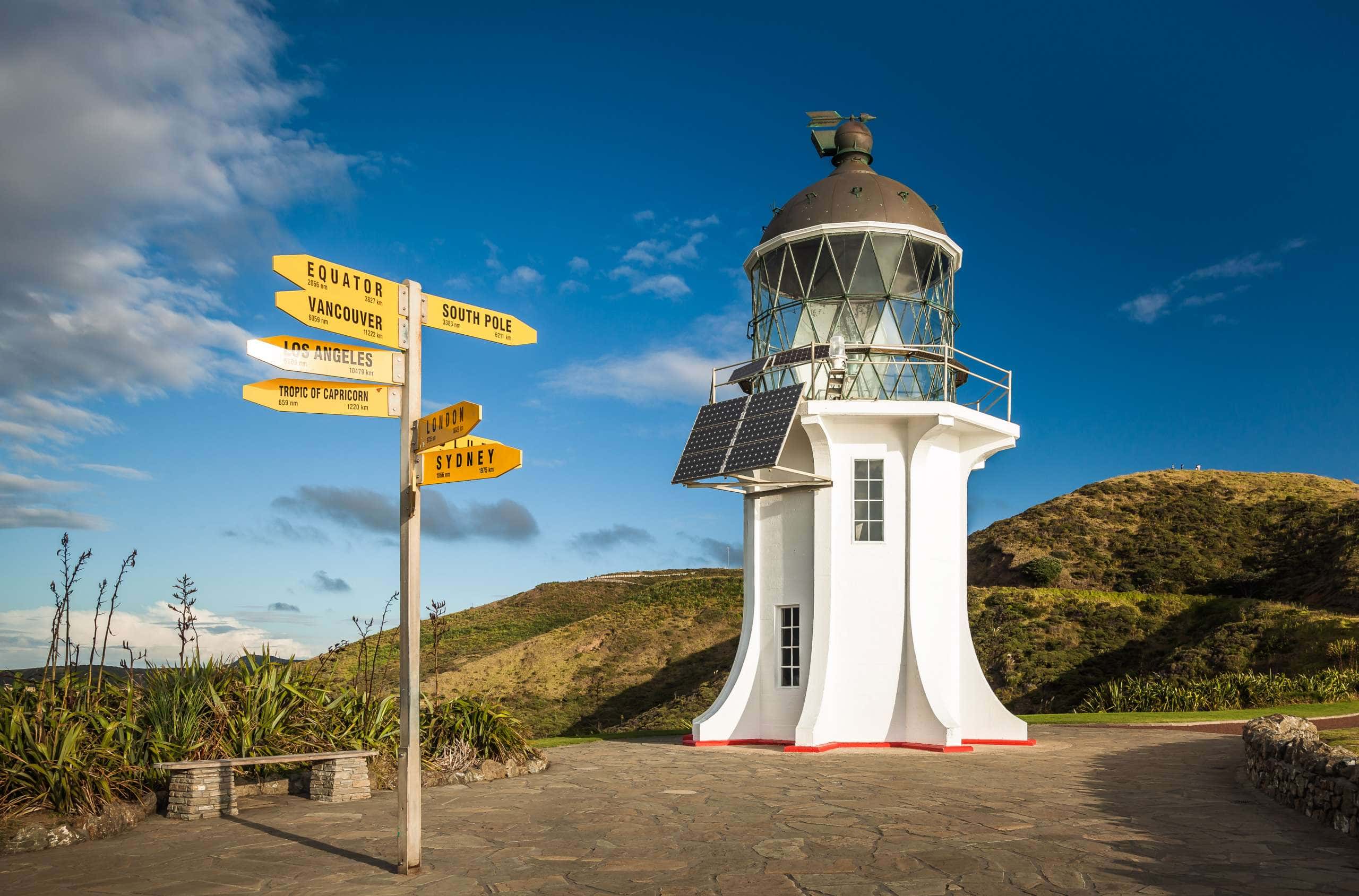 Image of Cape Reinga Lighthouse, north edge of New Zealand accompanying family law article "Child support arrangements with New Zealand