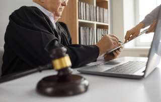 Image of a judge accompanying family law article "Negative contribution to property – Is there such a thing?"