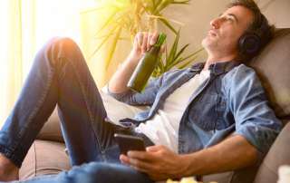 Image of Man with beer accompanying family law article "Ordering Good Behaviour"