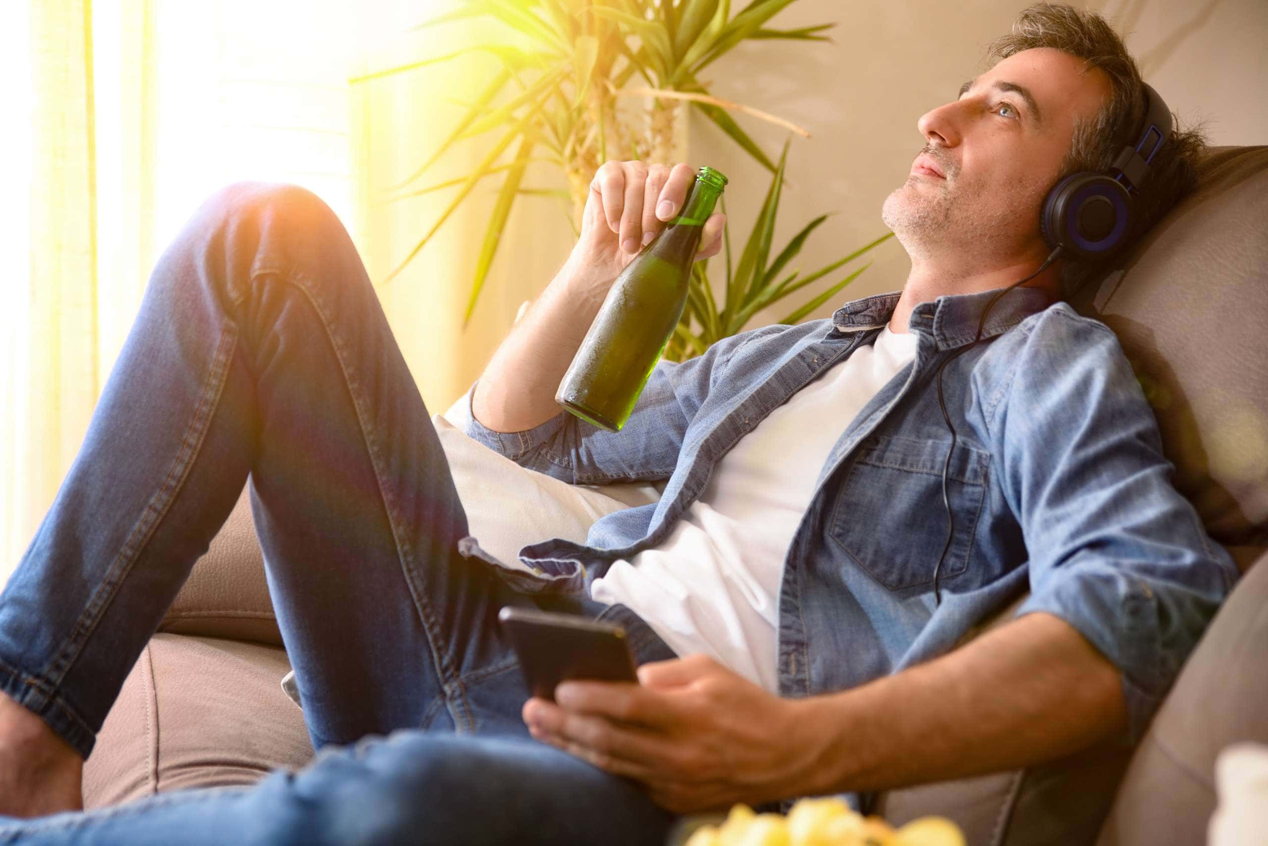 Image of Man with beer accompanying family law article "Ordering Good Behaviour"