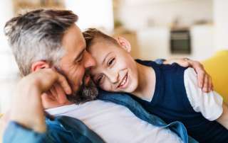 Image of father and son accompanying family law article When does the Payment of Child Support End?"
