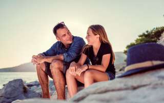 Image of father and daughter, accompanying family law article "What about Children's Wishes?"