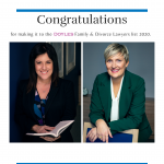 Tarah Tosh and Zoe Adams on Family and Divorce Lawyers List 2020