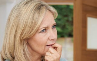 COVID-19 – “Mother’s nutty order”. Accompanying picture: mature woman thinking