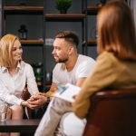 Getting to ‘Yes’. Accompanying picture: a couple visits mediation