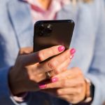 Communication when you are separated. Accompanying picture: person holding and using modern smartphone