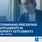 There is no 50%/50% presumption or (even) starting point when it comes to how property is divided between divorcing couples. The percentage is determined by looking at the “contributions” each party has made. This is an inexact science and will vary for every couple. This webinar will look at: The main categories of contribution and particularly how “financial and non-financial contributions” are treated. What is “future needs” and how is it treated? The treatment of gifts, inheritances, personal injury payments, redundancy payments and other common questions.