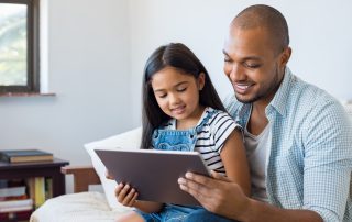 Image accompanying article on monitoring children's screen-time and how it's important for parenting matters