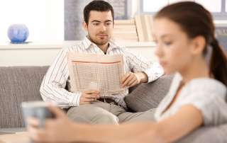 Image to accompany an article 'Is living apart but in the one house, separation?' by divorce law firm in Brisbane