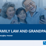 Image to accompany a summary of the webinar called "Counsellors Webinar - Family Law and Grandparents"