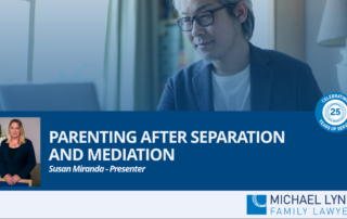 Image to accompany a summary of the family law webinar called "Counsellors Webinar - Parenting after Separation and Mediation'