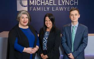 Photo of three lawyers: Kirstie Colls, Tarah Tosh and Brandon Begley