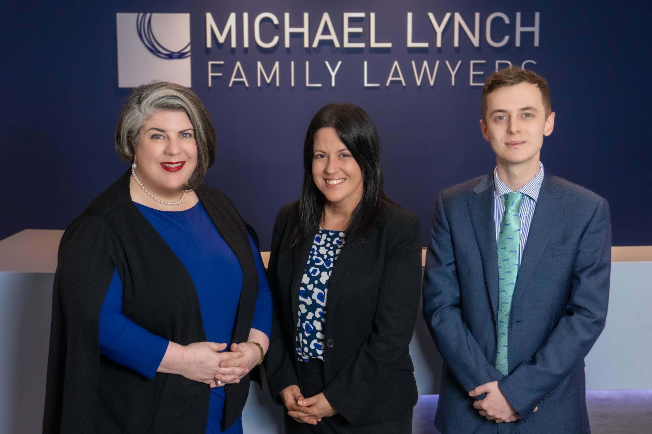 Photo of three lawyers: Kirstie Colls, Tarah Tosh and Brandon Begley