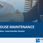 Image to accompany a summary of the family law webinar called "Spouse Maintenance"