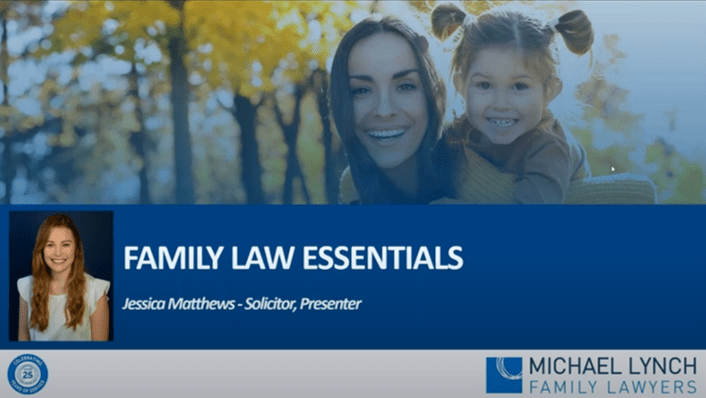 Image to accompany a summary of the family law webinar called "Family Law Essentials"
