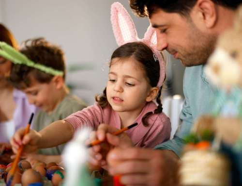 Easter in two homes: finding peace, balance and new traditions
